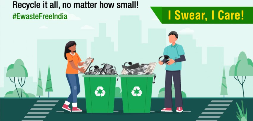 International e-Waste Day 2022 — Let’s clean our drawers by Recycling small electronic items