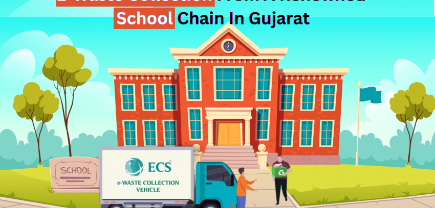 E-Waste Collection From A Renowned School Chain In Gujarat